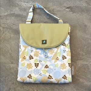 NWOT Gund Baby Portable Diaper Bag, Animal, Fold Out Bag, Easy Clean, On The Go